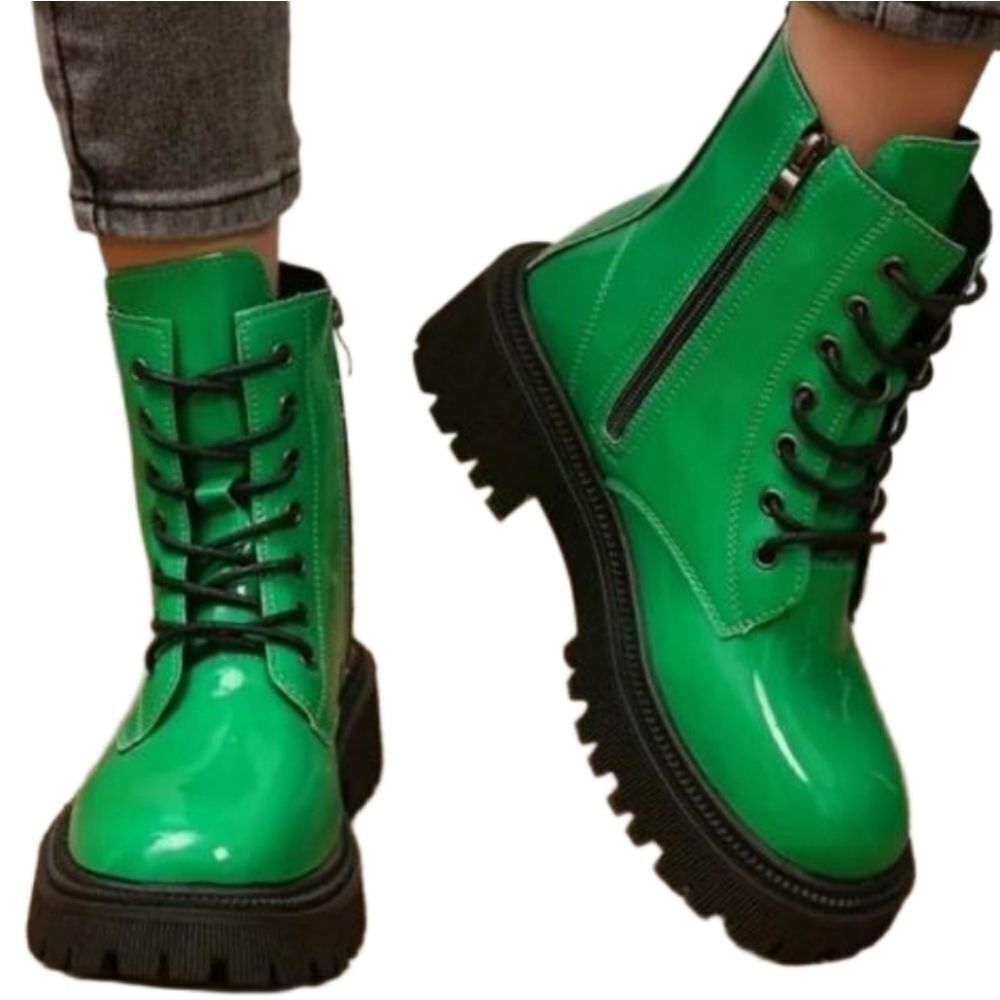 Lace-up Platform boots sz 7.5